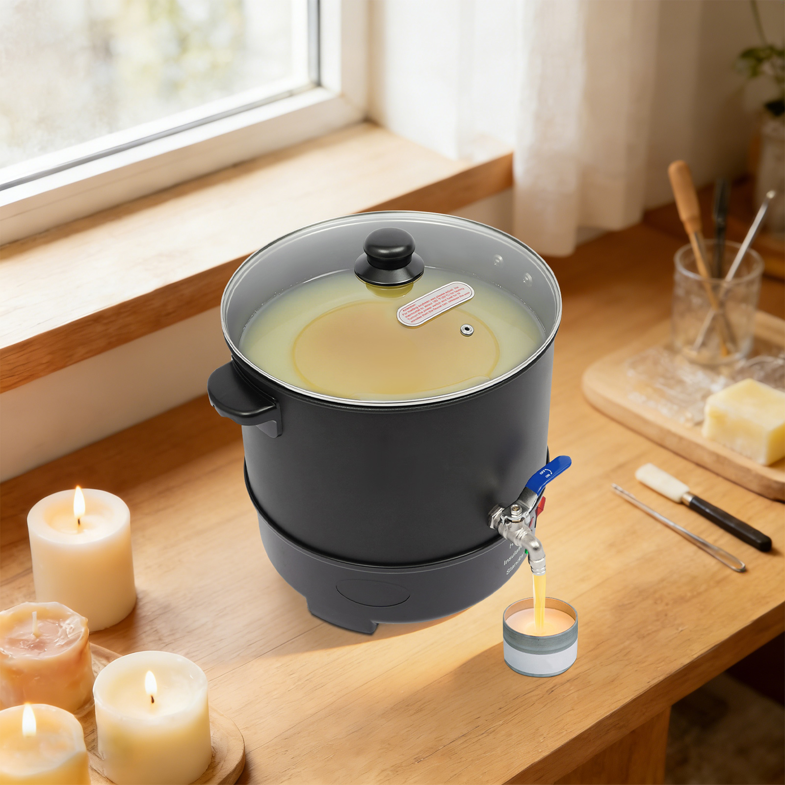 Wax Melting Pot - 10L Large Capacity Electric Wax Melting