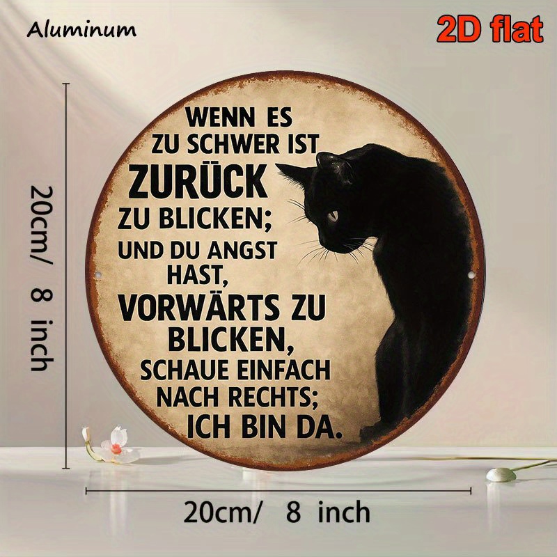 Tin Sign - Vintage Durable Met – Black Tin Candle Bewertung und Preis