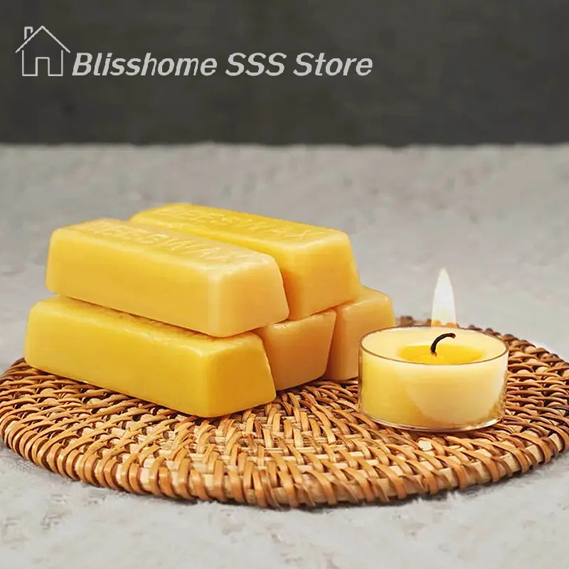 【S】4/8Pcs Pure Beeswax Blocks, – Candle Supplies Bulk Bewertung und Preis