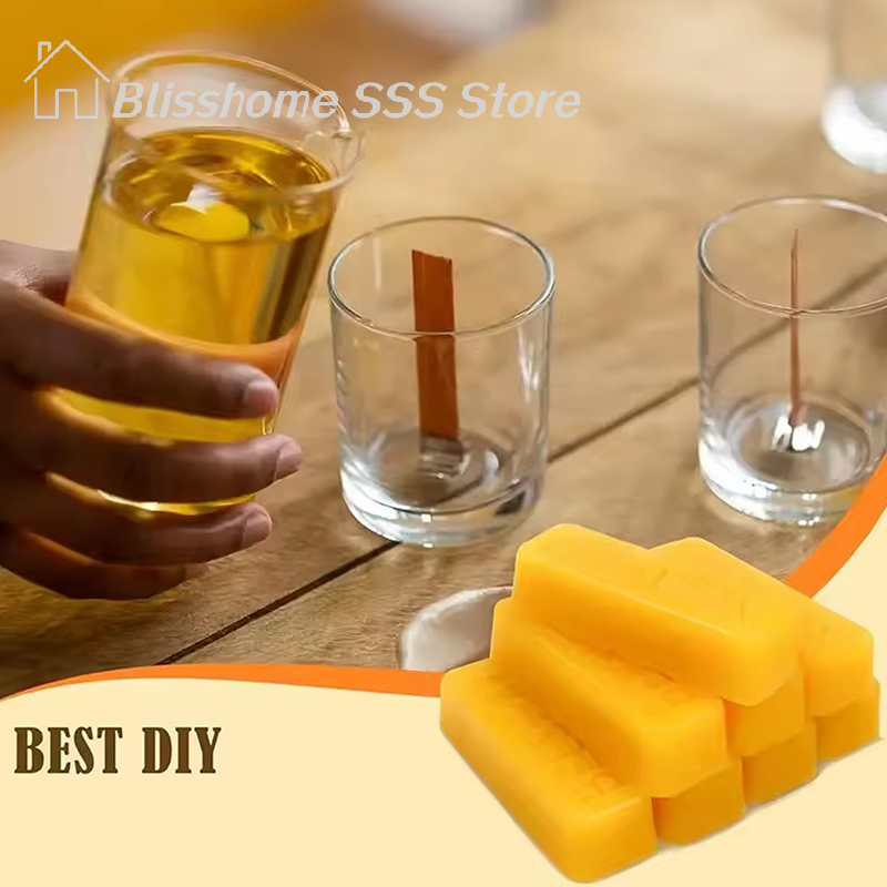 【S】4/8Pcs Pure Beeswax Blocks, – Candle Supplies Bulk Bewertung und Preis