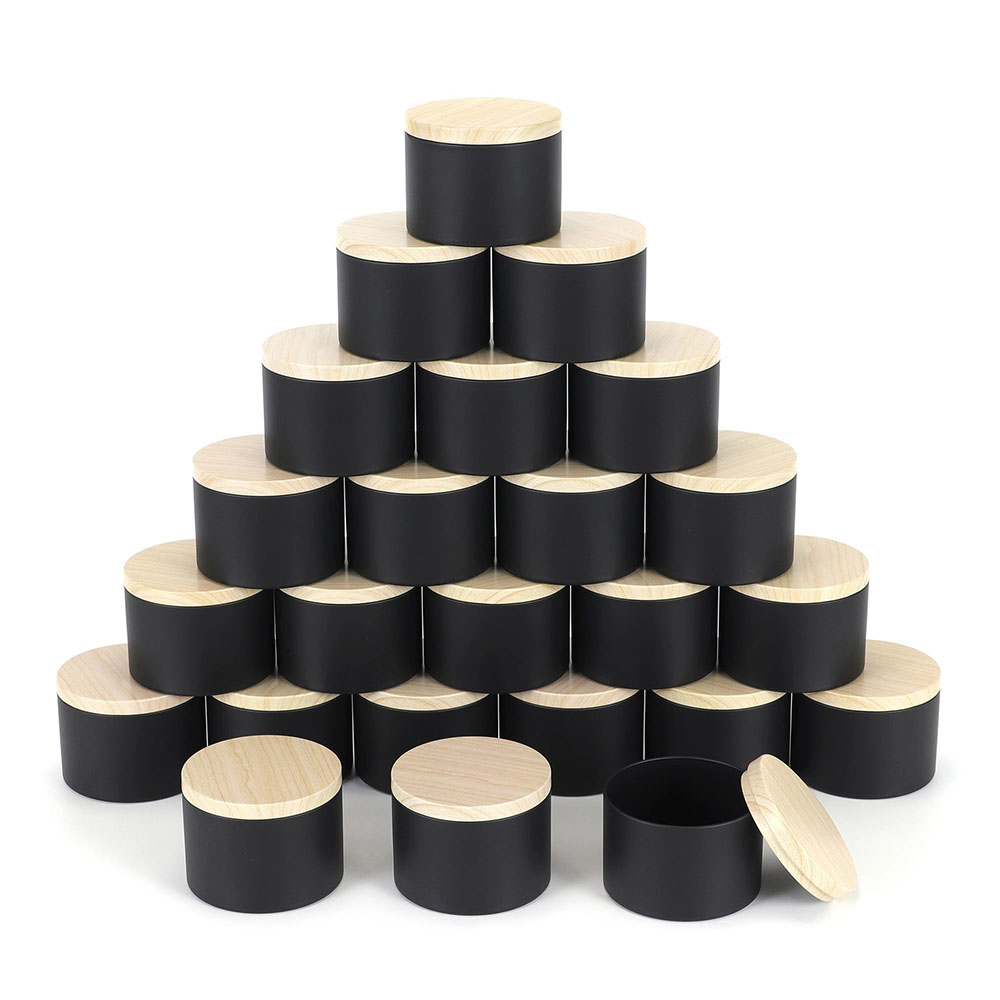 24pcs 4oz Black Candle Jars ,R – Black Tin Candle Bewertung und Preis