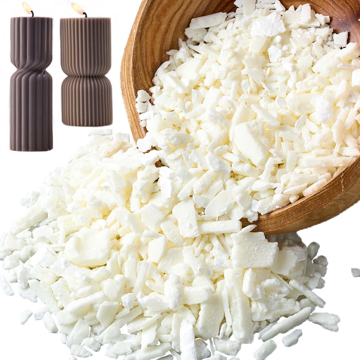 1 Pounds Pure White Soy Wax Fo – Candle Supplies Bulk Bewertung und Preis