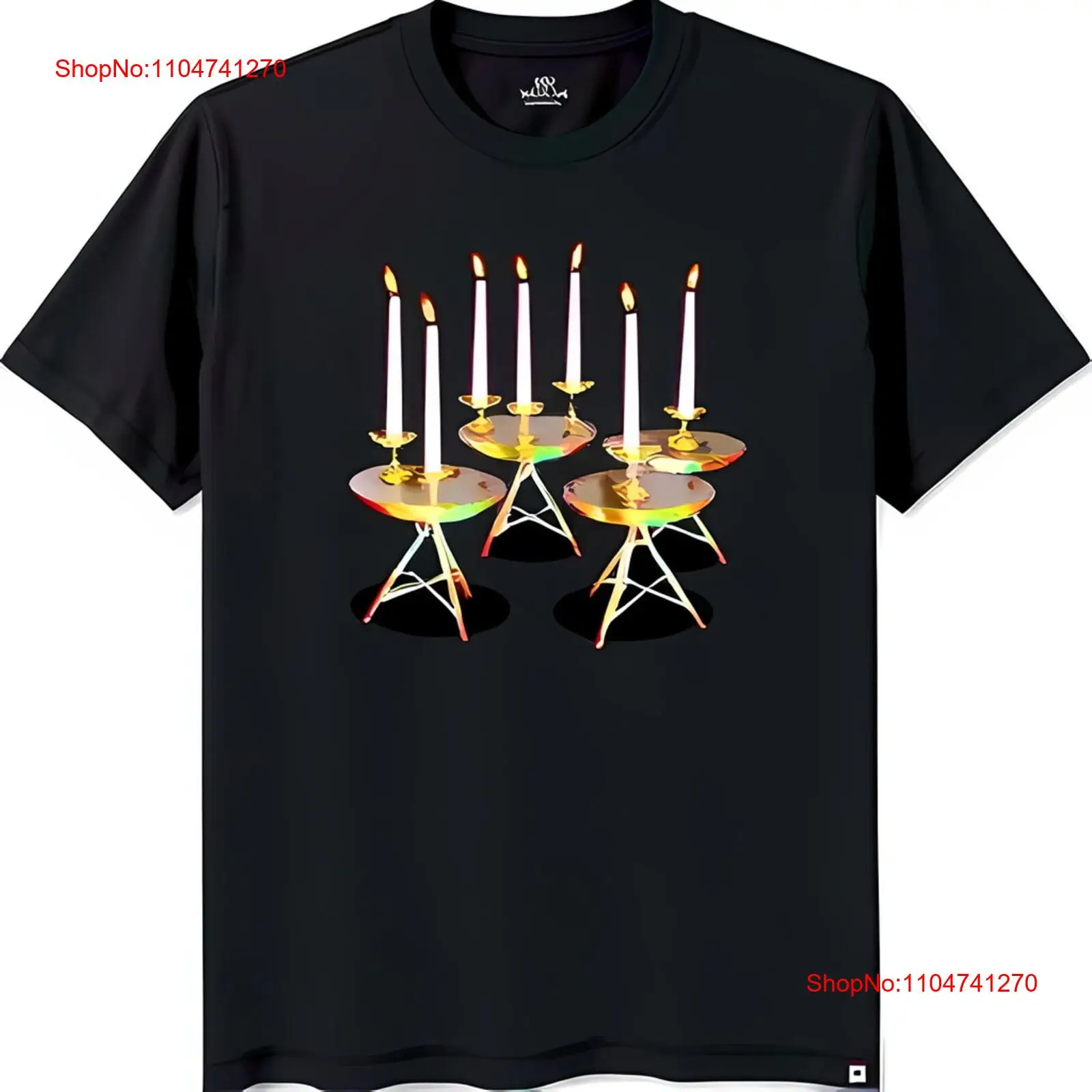 Stylish Black T Shirt with Cen – Black Tin Candle Bewertung und Preis
