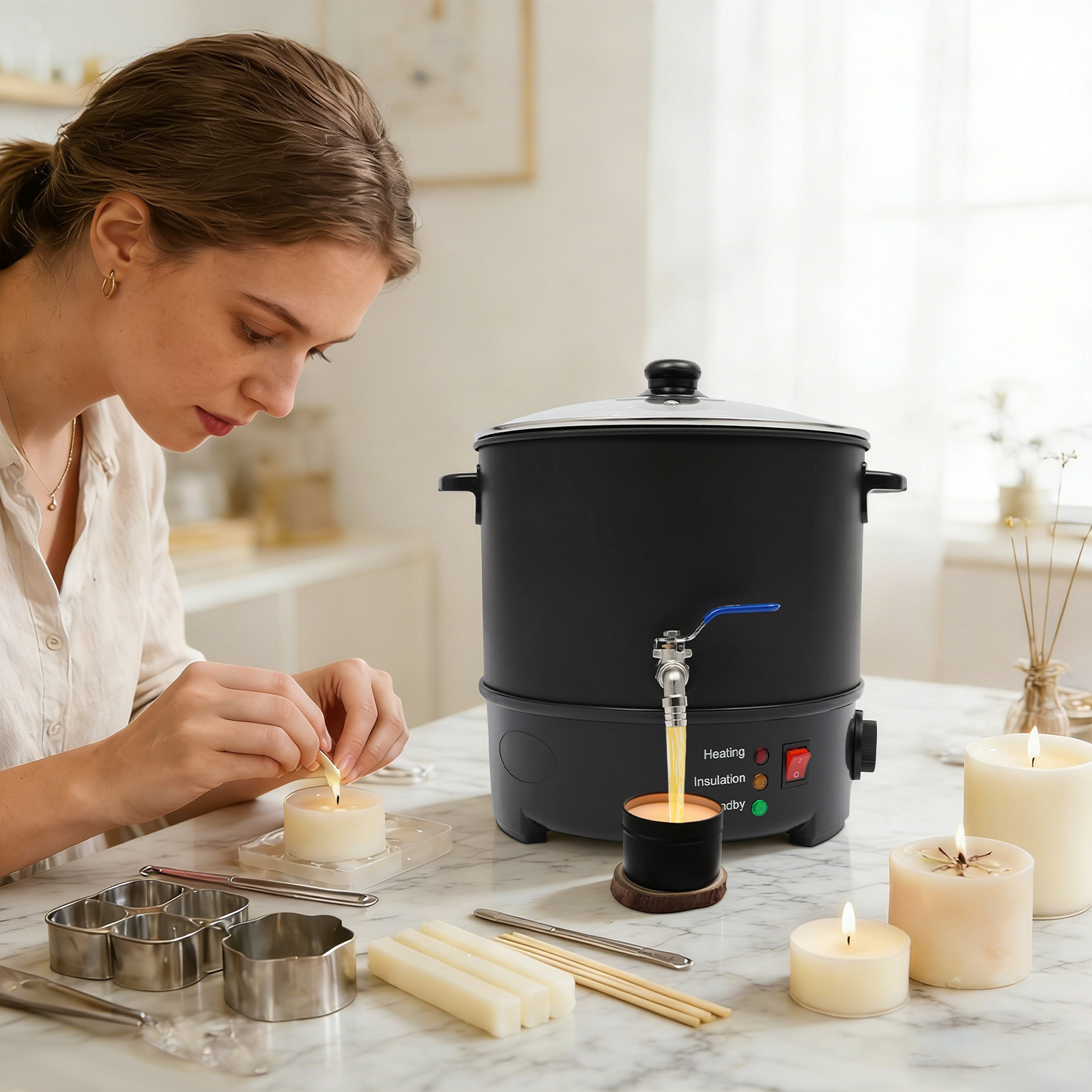 10L Large Capacity Electric Wa – Wax Melting Pot Bewertung und Preis