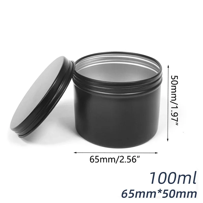 10/20/30Pcs 100/120ml Round Al – Black Tin Candle Bewertung und Preis