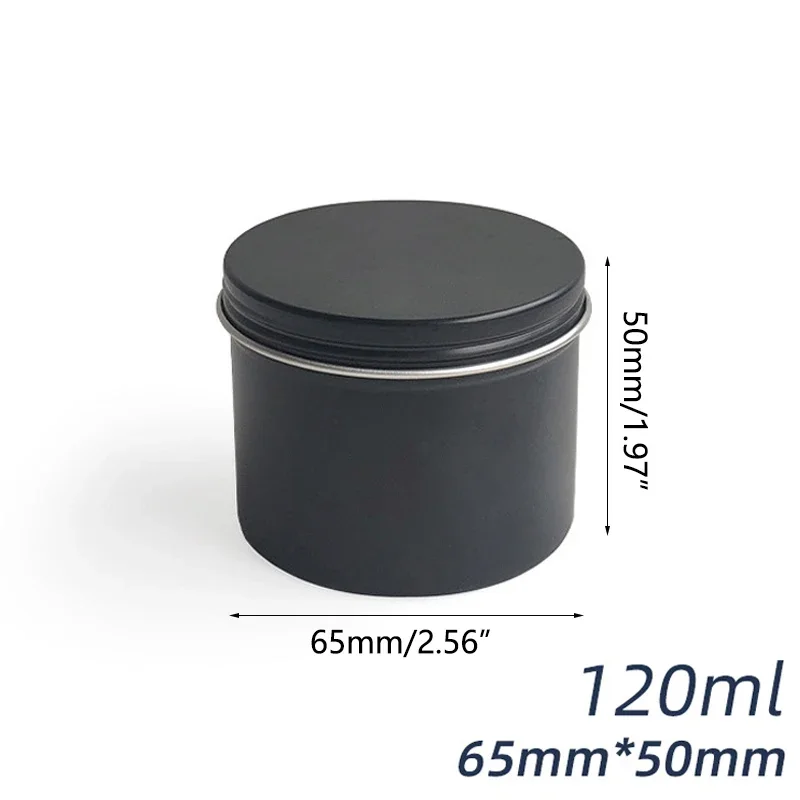 10/20/30Pcs 100/120ml Round Al – Black Tin Candle Bewertung und Preis