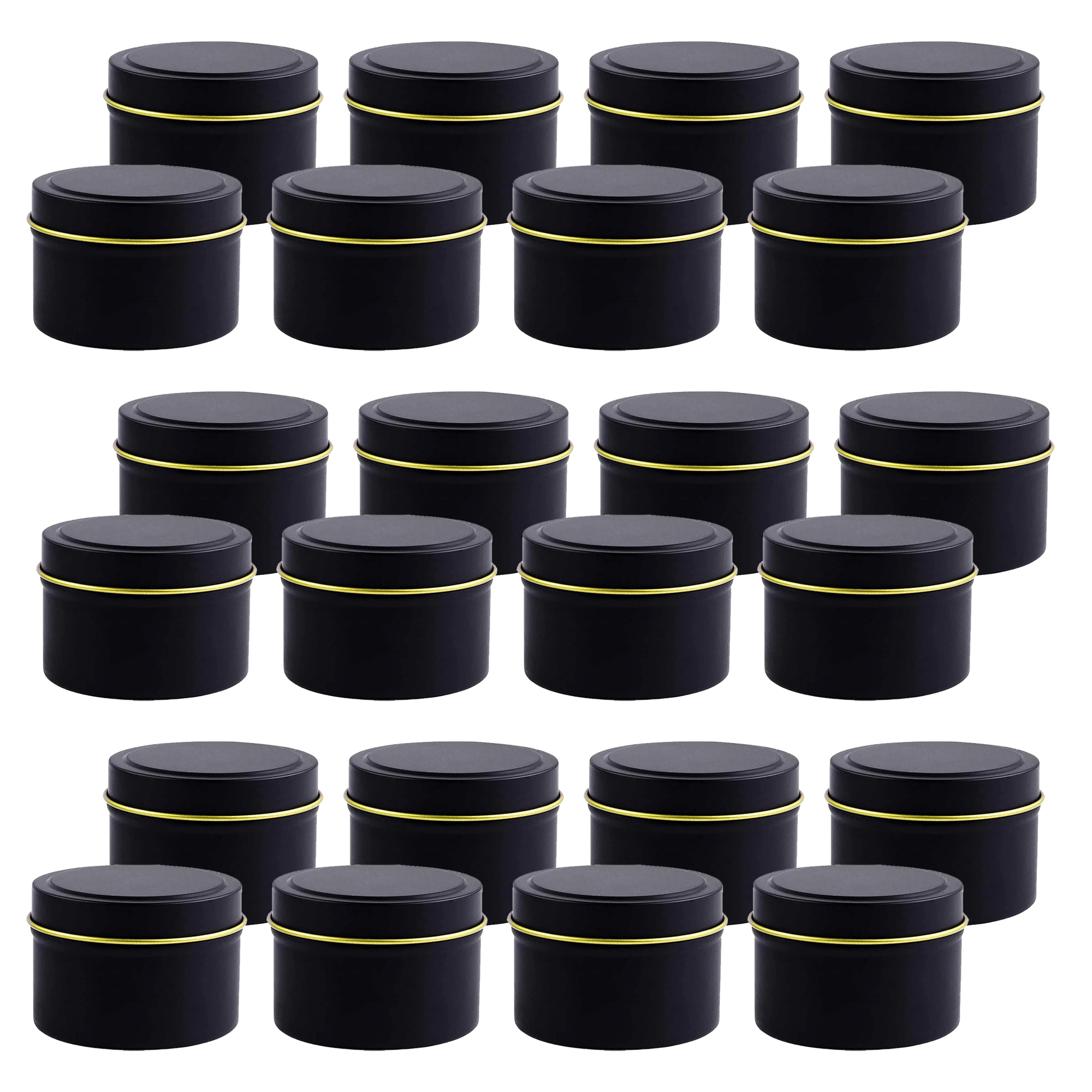 4oz/ 8oz Candle tins with lids – Black Tin Candle Bewertung und Preis