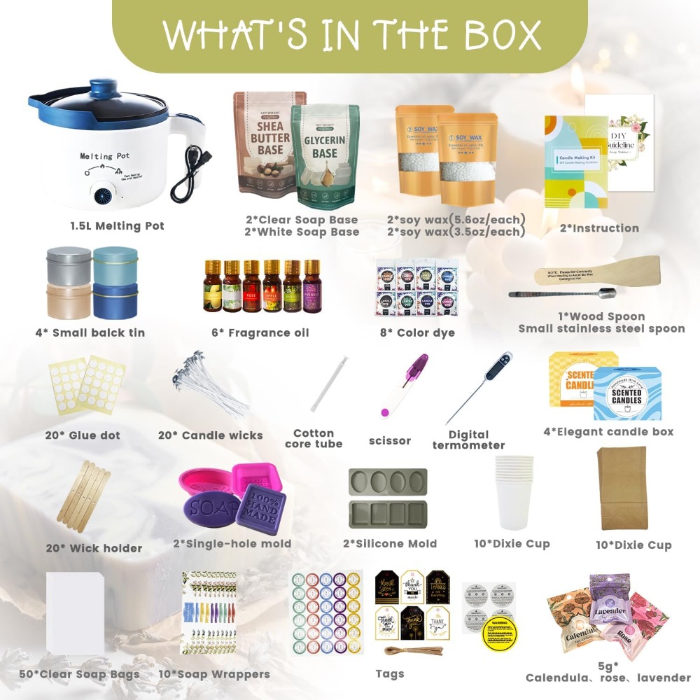 2-in-1 Candle & Soap Making Ki – Wax Melting Pot Bewertung und Preis