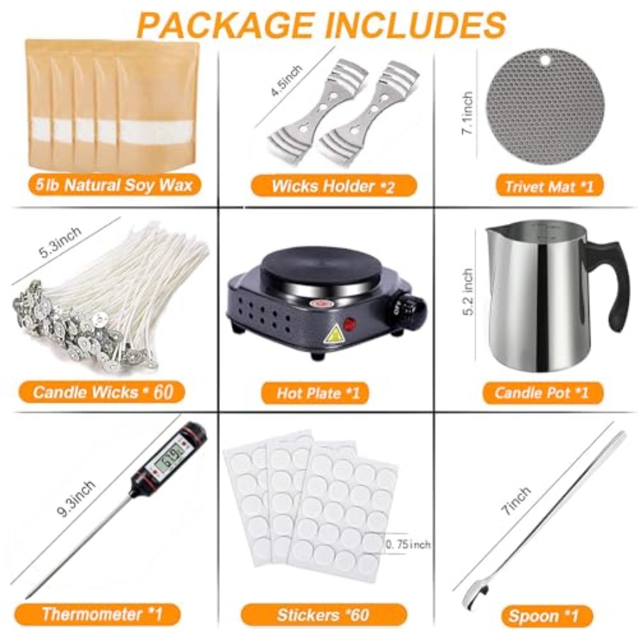 Candle Making Kit with for Adu – Wax Melting Pot Bewertung und Preis
