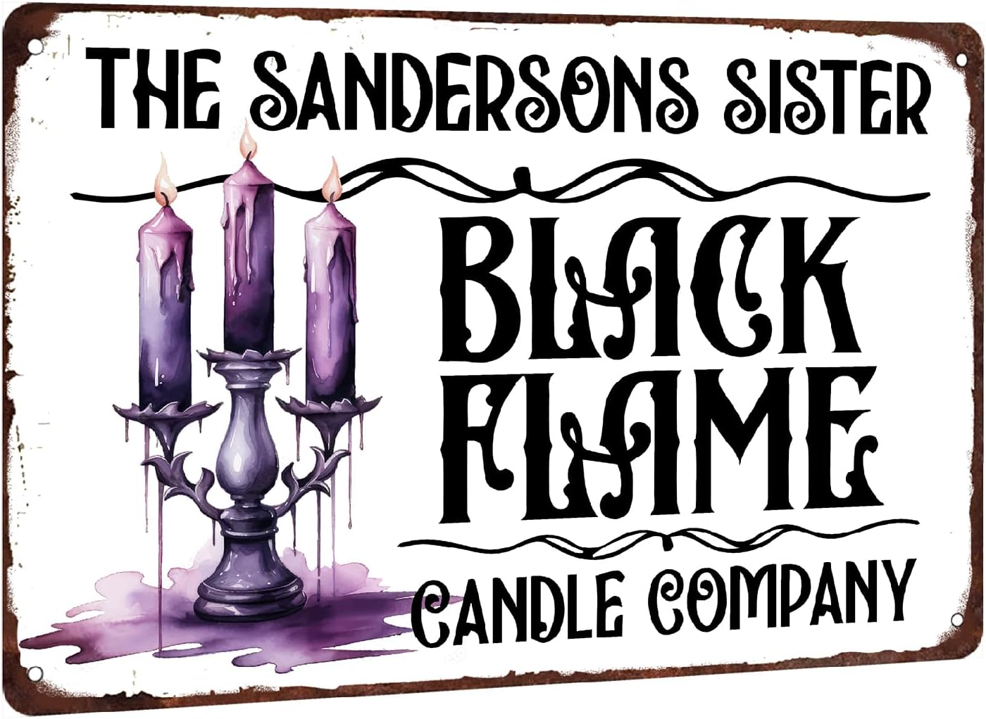 k1,Funny Halloween Black Flame – Black Tin Candle Bewertung und Preis