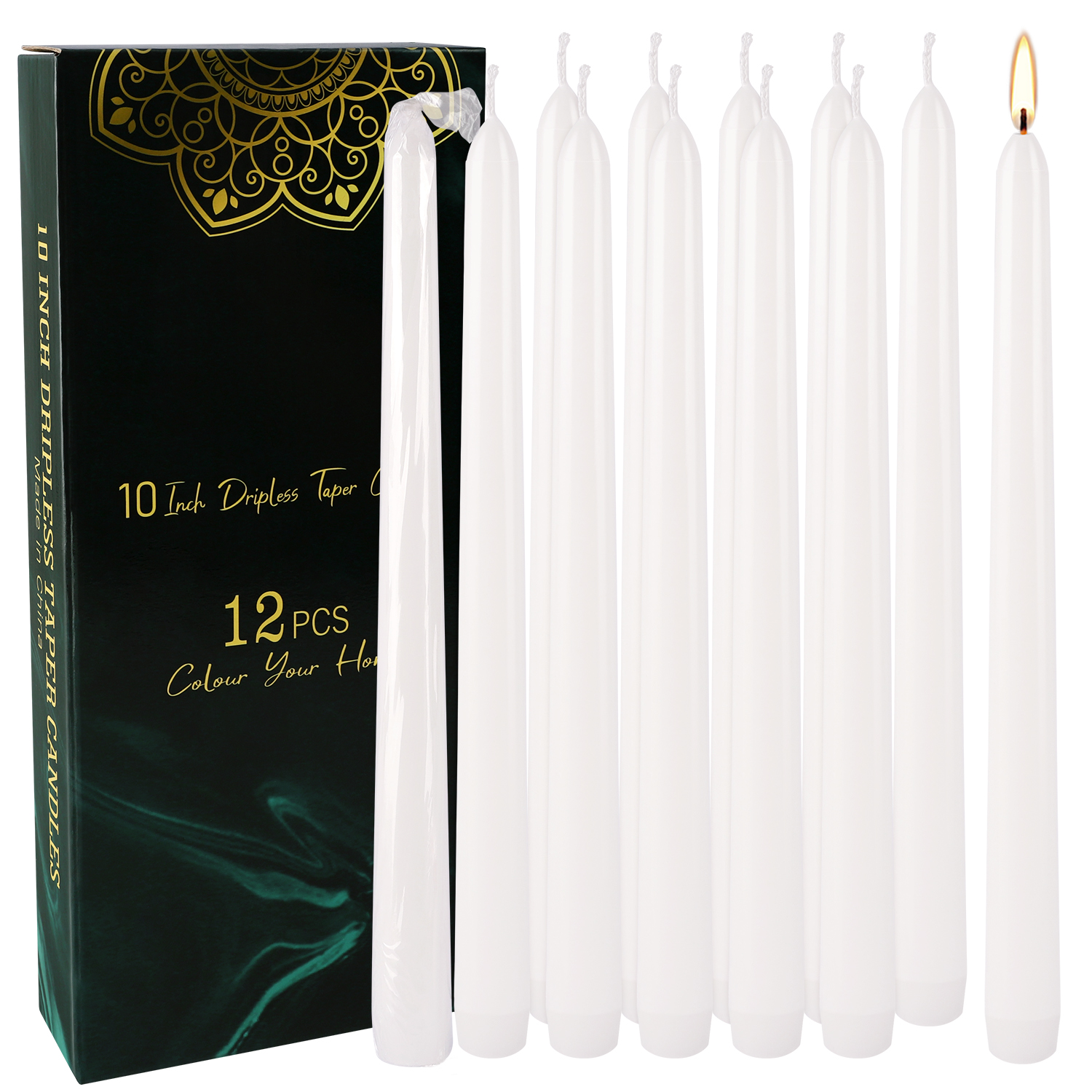 12-Pack of 10inch White Stick  – Candle Supplies Bulk Bewertung und Preis