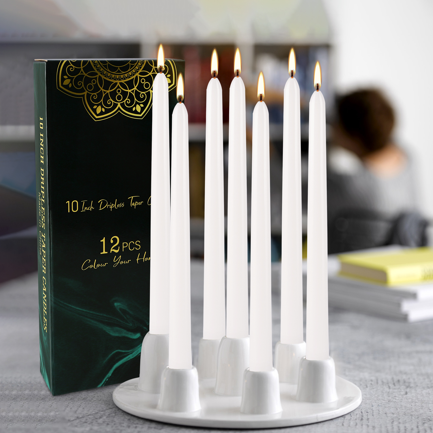 12-Pack of 10inch White Stick  – Candle Supplies Bulk Bewertung und Preis