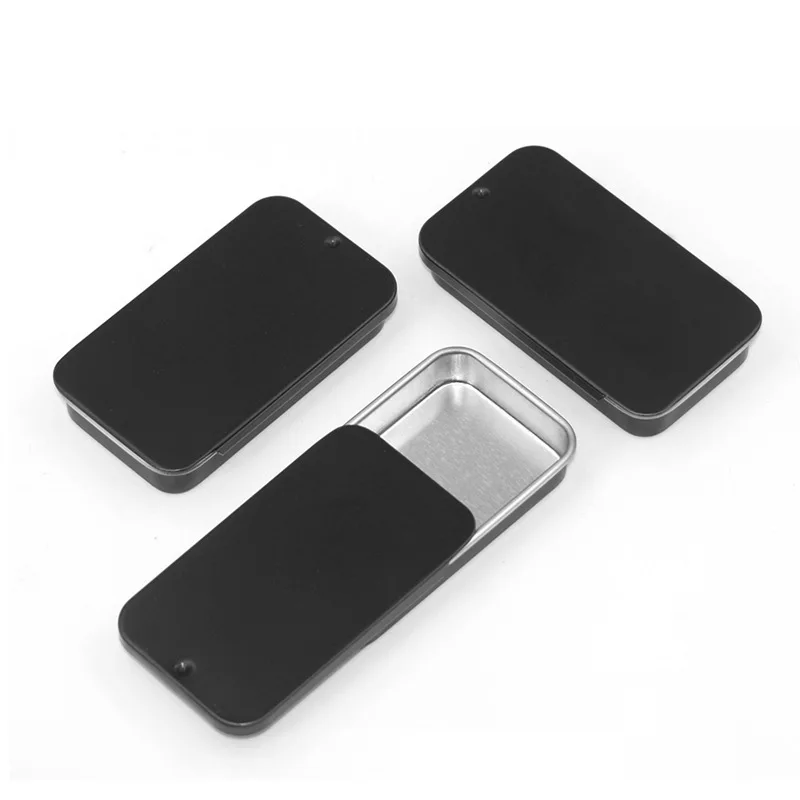 500pcs 50x25x11mm Metal Boxes  – Black Tin Candle Bewertung und Preis