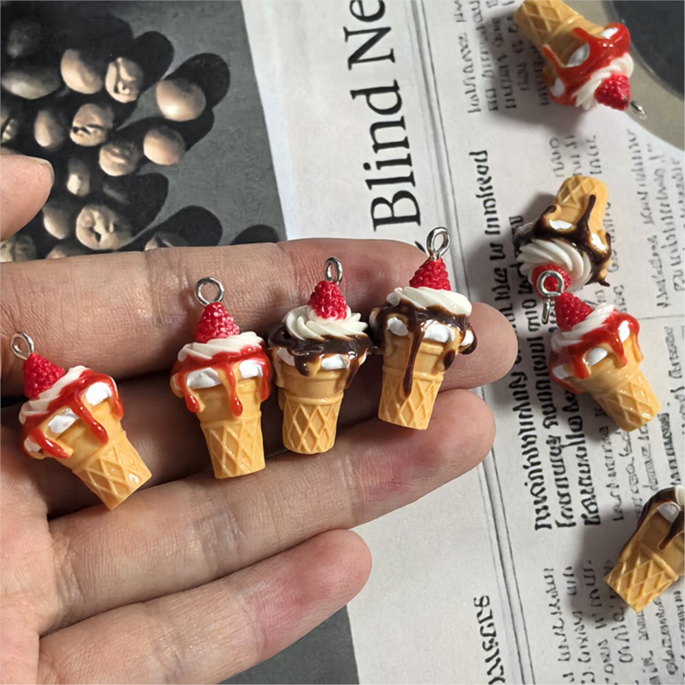 10Pcs Cute 3D Simulation Food  – Candle Shop Bewertung und Preis