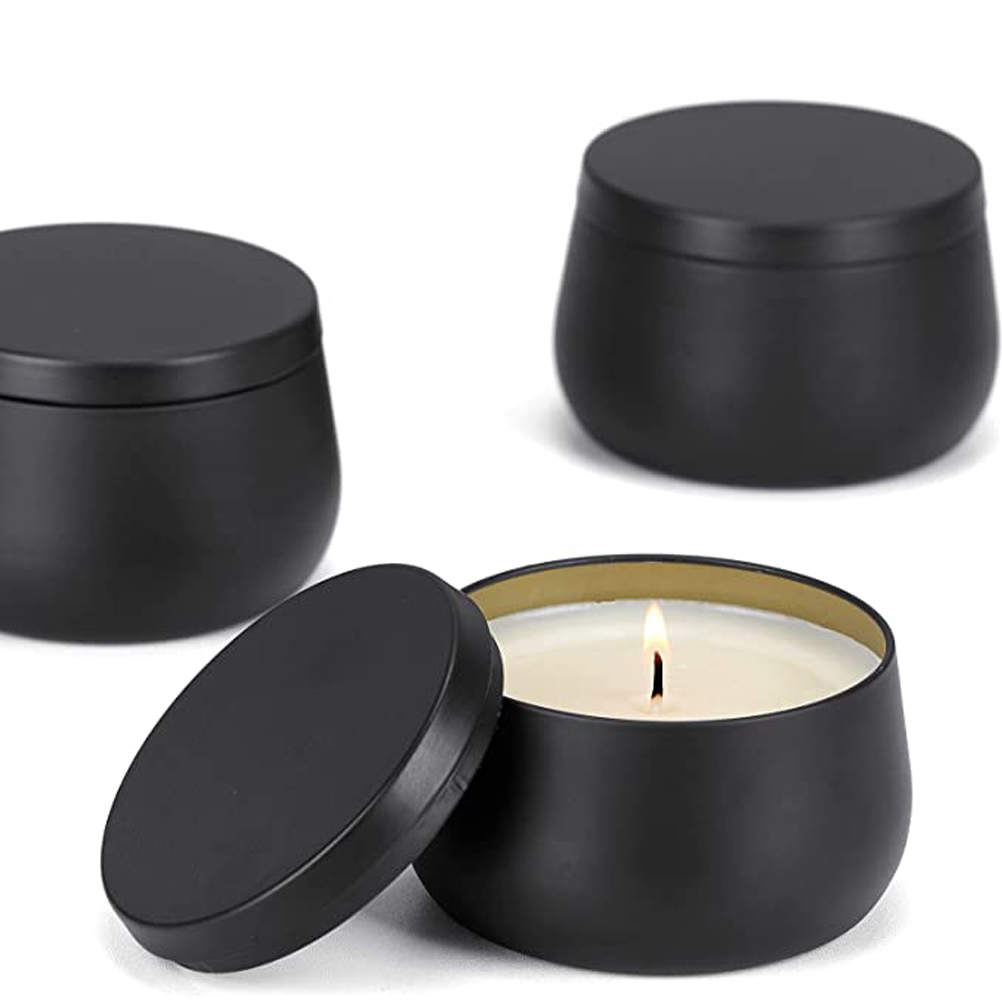 12pcs 8oz White Black Gold Met – Black Tin Candle Bewertung und Preis