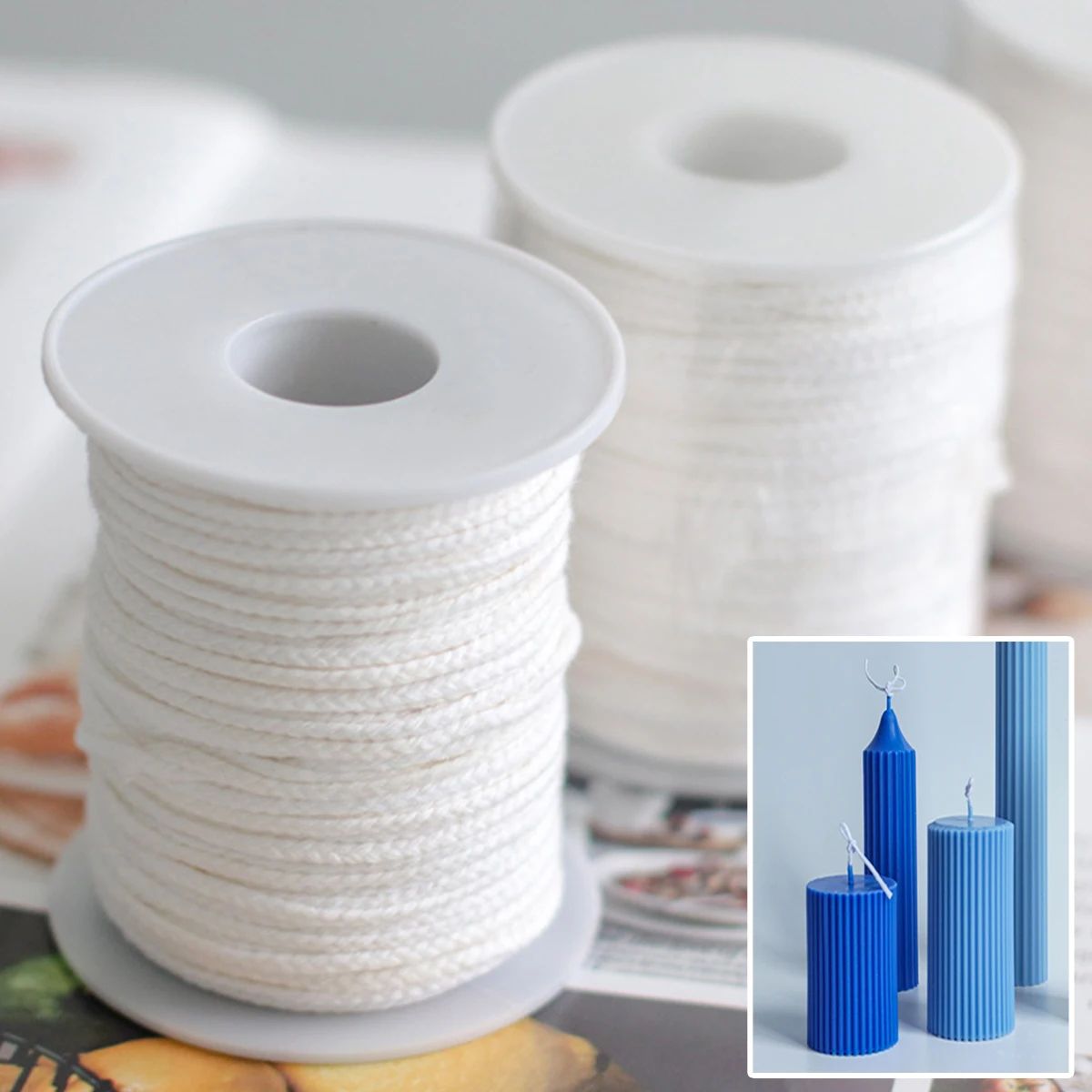 61 Meters/Roll White Candle Wi – Candle Supplies Bulk Bewertung und Preis